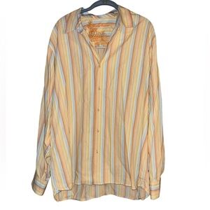 Tommy Bahama Striped Button-Up | Size XL